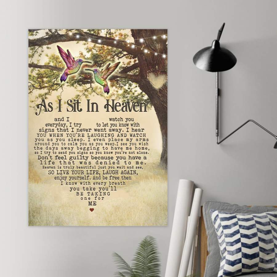 Hummingbird – As I Sit In Heaven – Poster