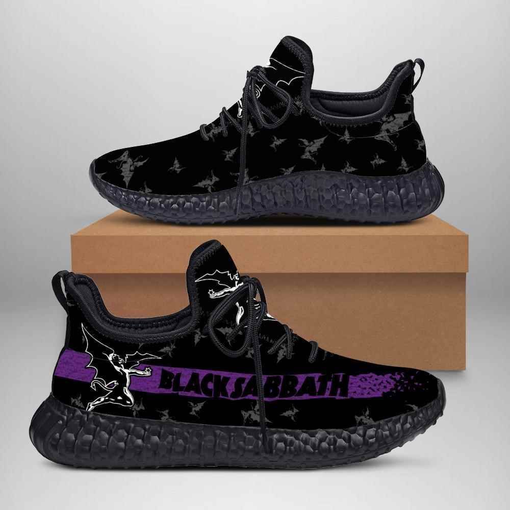 Black Sabbath Flying Devil Yeezy Boost Shoes Sport Sneakers