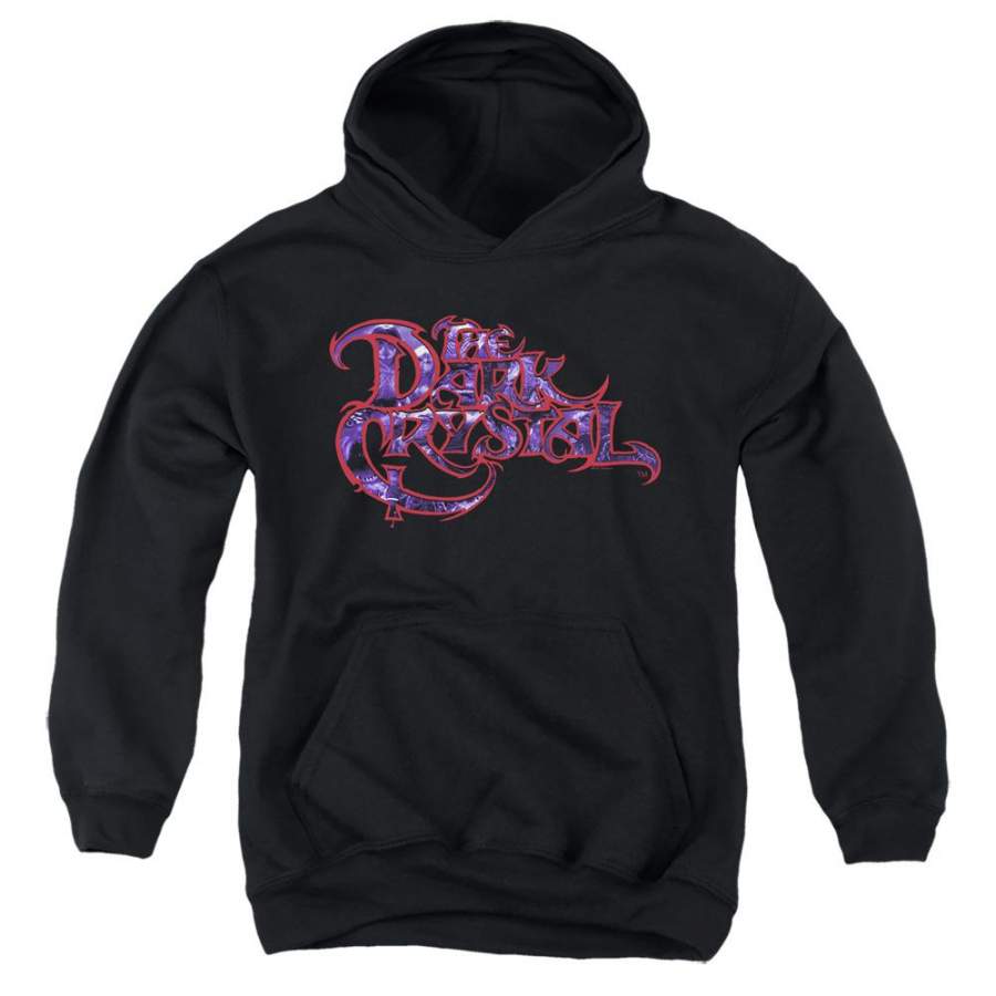 The Dark Crystal Collage Logo Kids Youth Hoodie Black