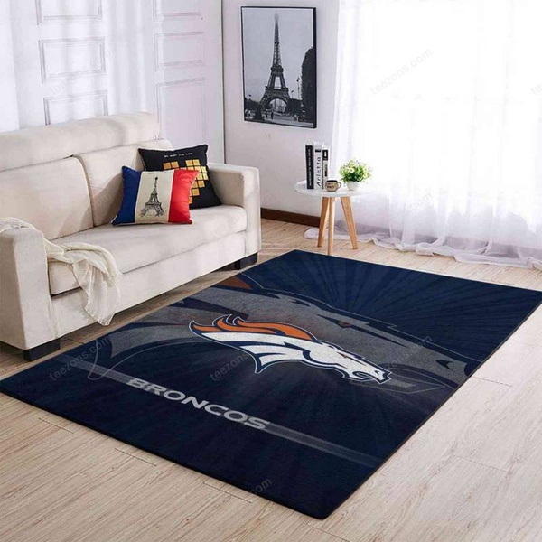 Denver Broncos Area  Sku 176 Rug