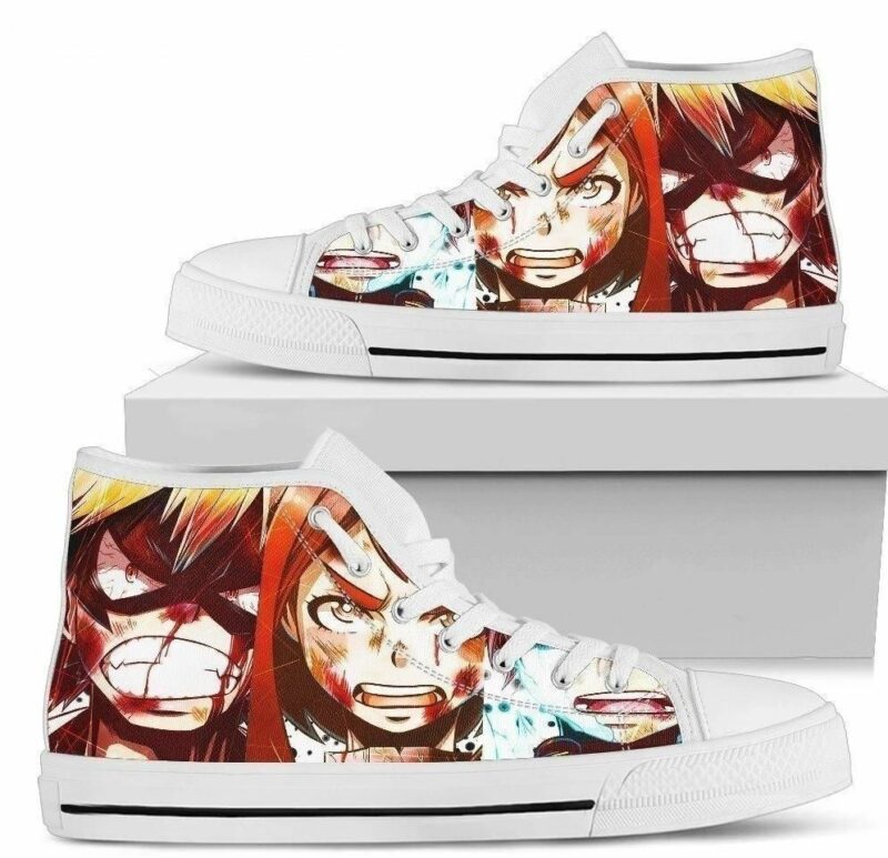 My Hero Academia Sneakers High Top Shoes Anime Fan High Top Shoes Animood Collections