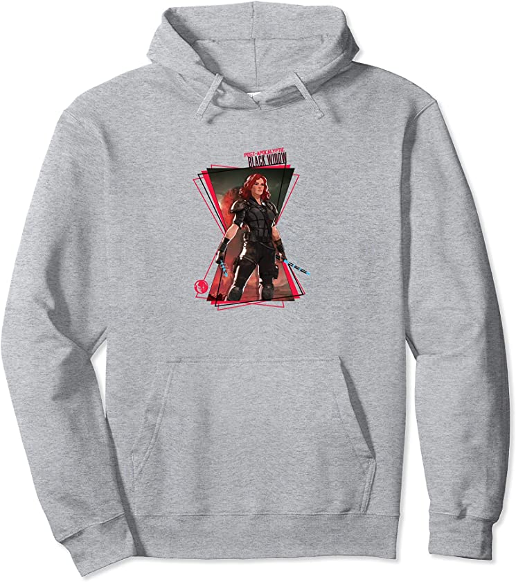 What If Black Widow Hourglass Pullover Hoodie