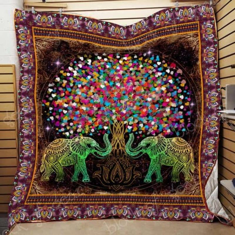 Elephant Tree Of Life Quilt TTL209 Block Of Gear™