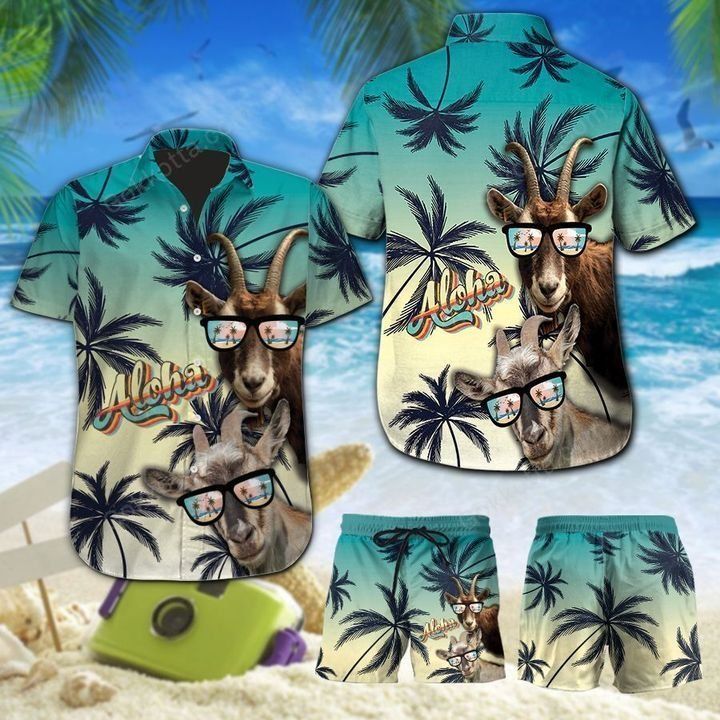 Goat Aloha Hawaiian Shirt Beach Short Ha95111