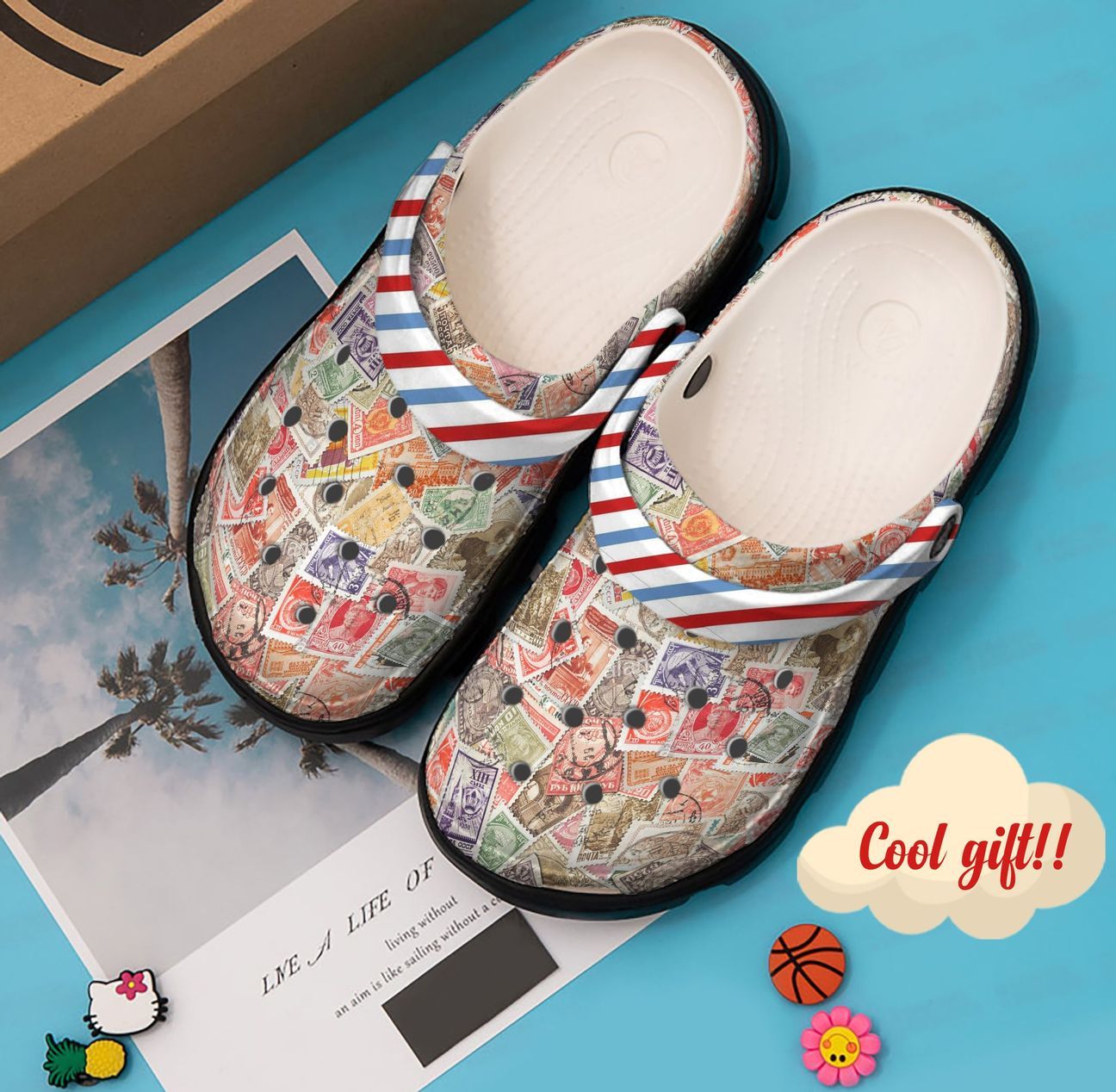 Postal Worker Personalized Clog, Custom Name, Text, Color, Number Fashion Style For Women, Men, Kid, Print 3D Stamp Collector