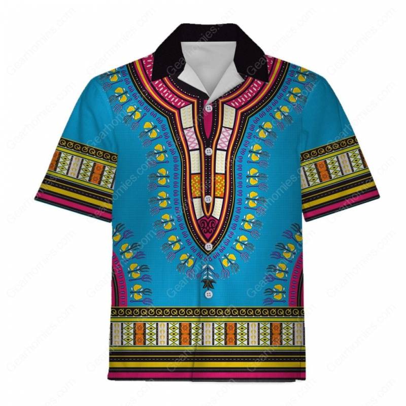 African Dashiki Hawaiian Shirt