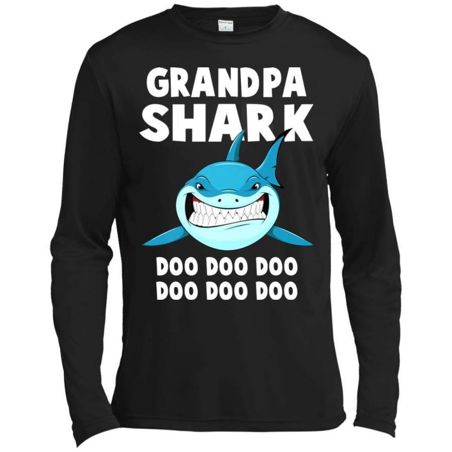 AGR Grandpa Shark Doo Doo Doo Premium Long Sleeve T-shirt