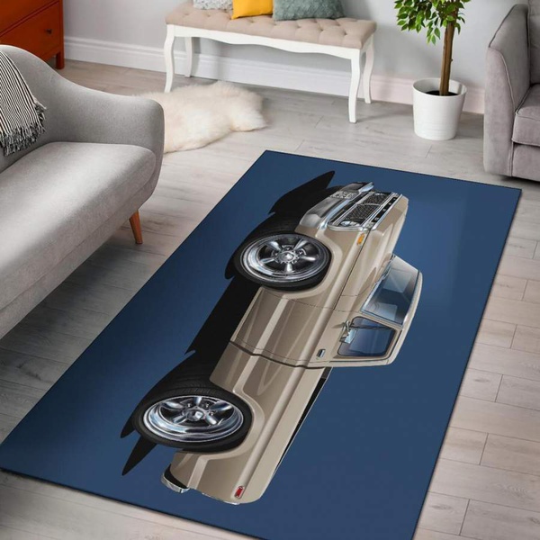 1974 Ford F100 Pickup Truck Car Art Area Rug – Fit Fit Apparel