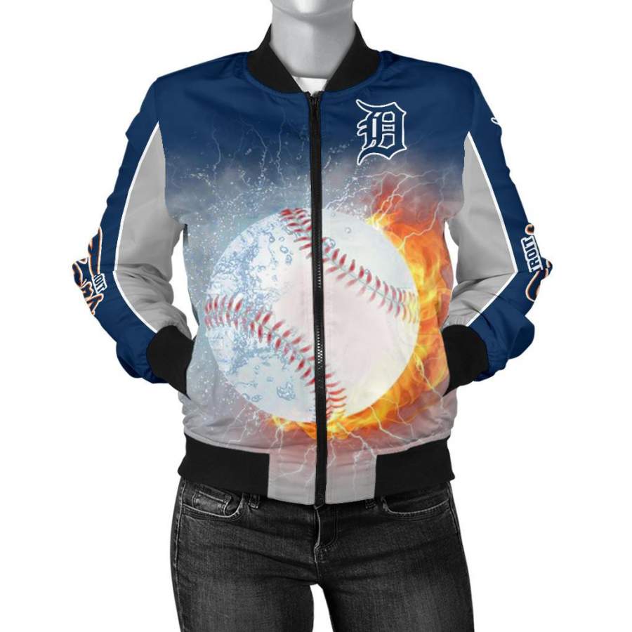 Playing Game With Detroit Tigers Jackets Shirt For Women