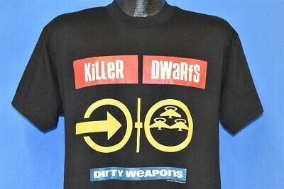 Vtg 90s Killer Dwarfs Dirty Weapons Album Heavy Metal Band T-Shirt