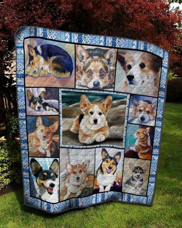 Corgi You Are My Water Awesome MYT194 3D Customized Quilt