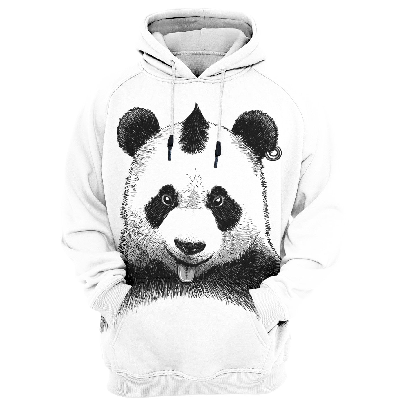 Punk Panda Hoodie - TopTrendingUS
