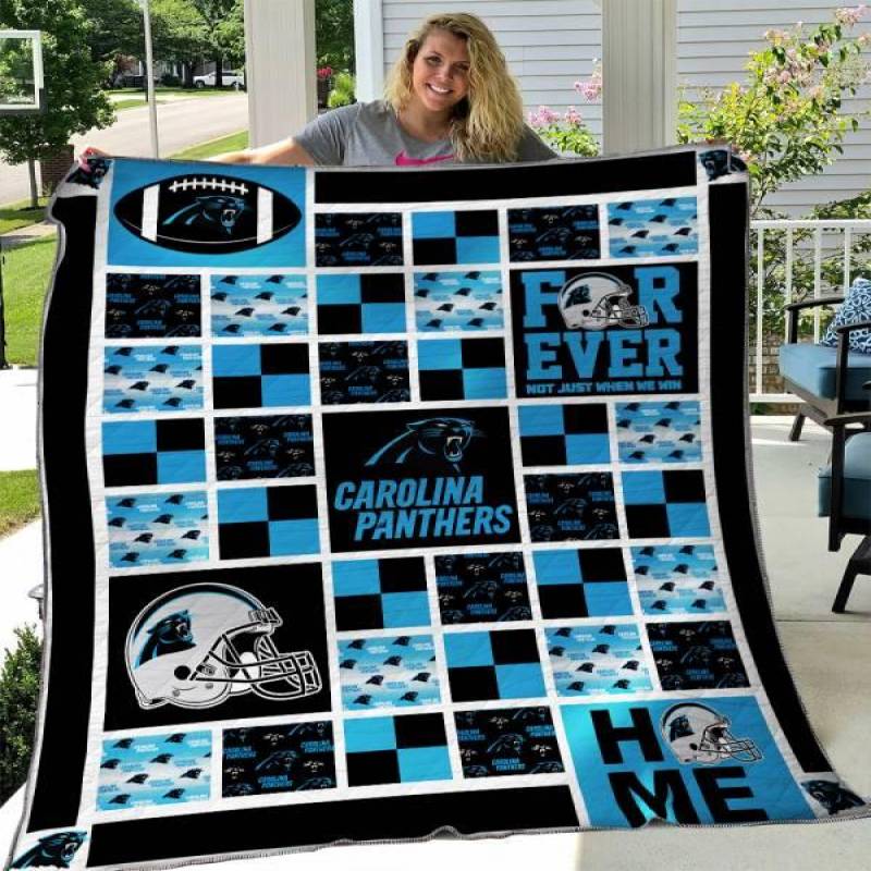 Carolina Panthers Quilt Blanket 01