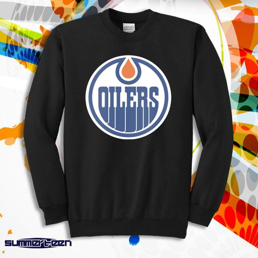 Edmonton Oilers Logo Men’S Sweatshirt