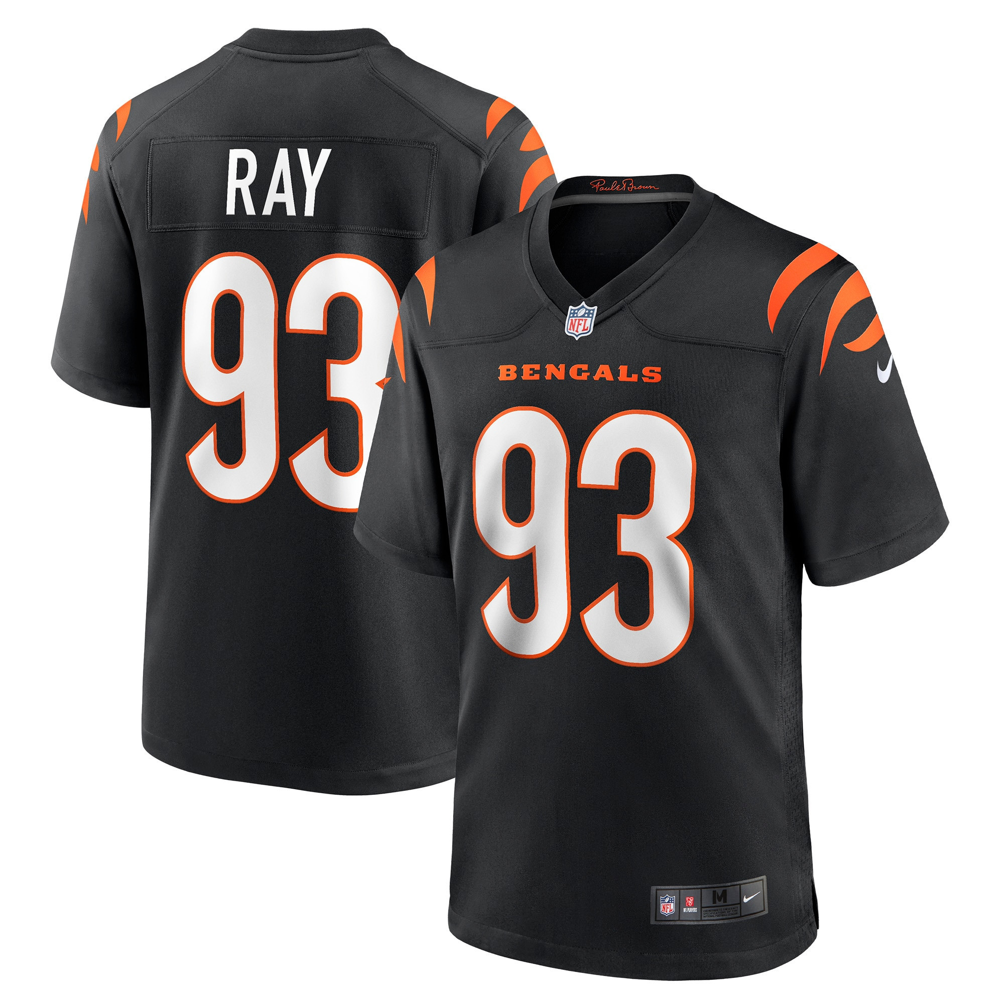 Wyatt Ray Cincinnati Bengals Game Jersey – Black NFL