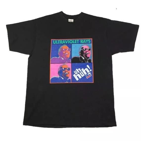 Vintage 90 S 1990 S Diet Pepsi Ray Charles Uh Huh Black Warhol Style Graphic Shirt Me Shirt