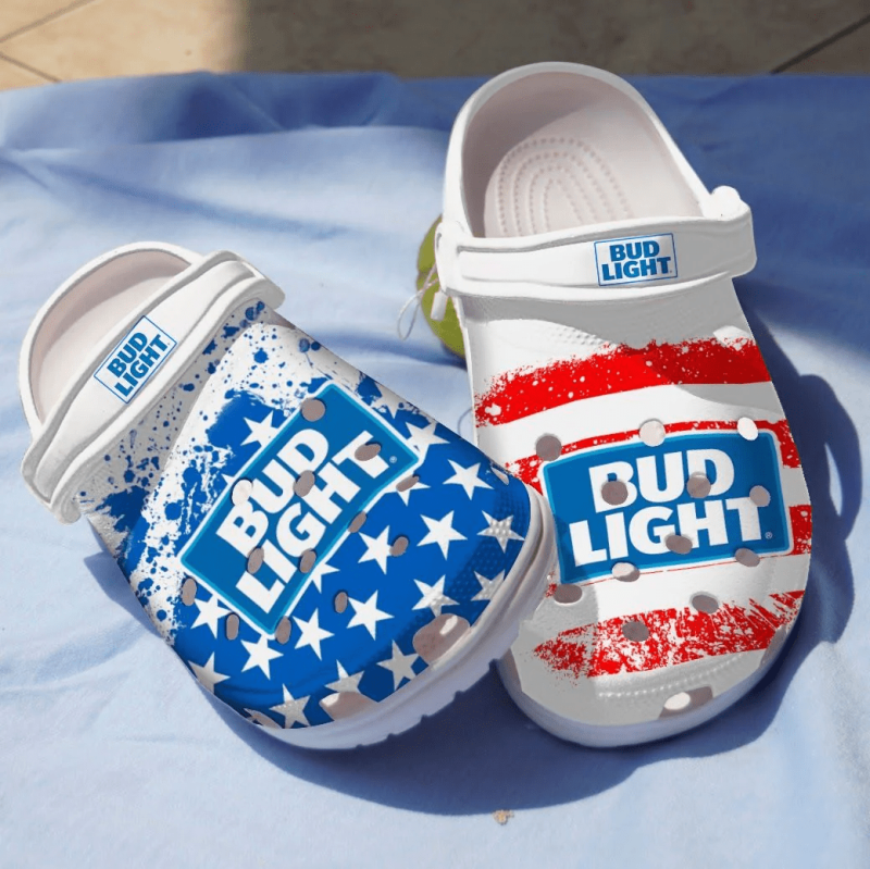 Bud Light Beer Adults Crocs Clogs Shoes Comfortable Crocband For Men Women