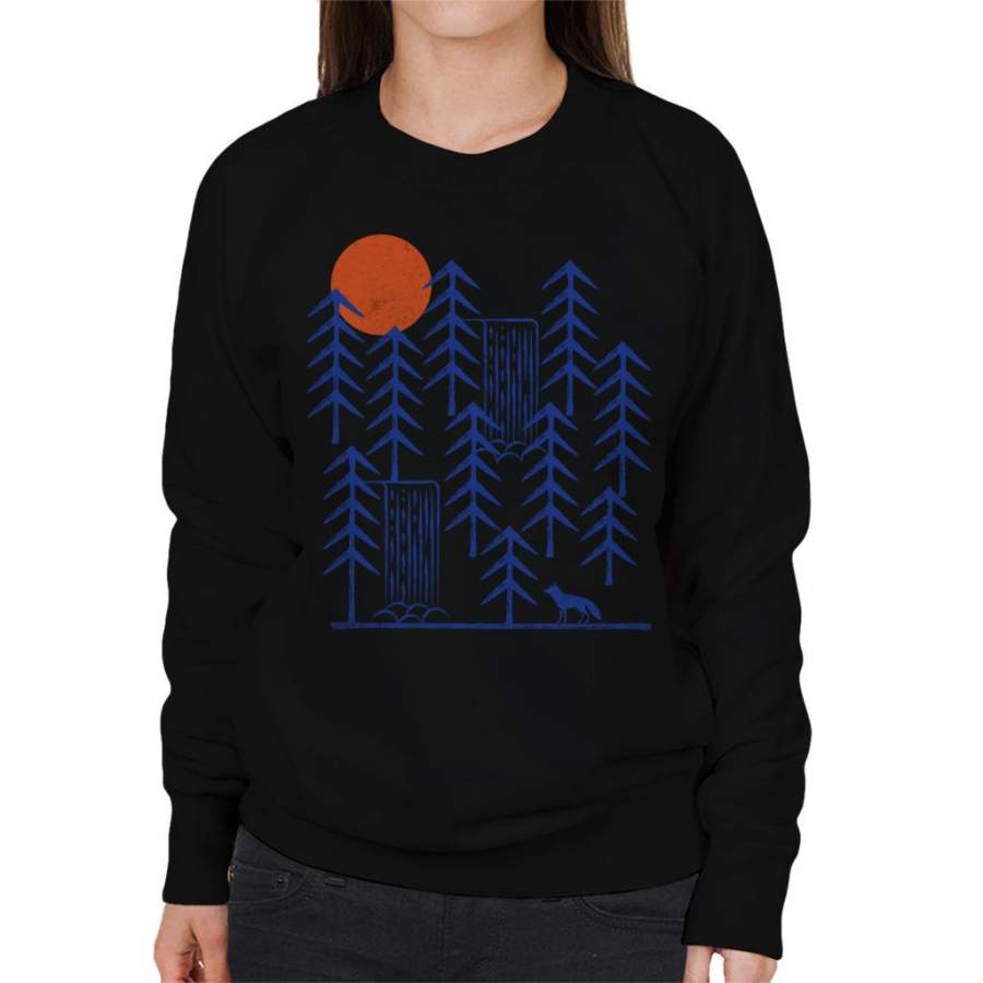 Wild Forest Fox Women’s Sweatshirt