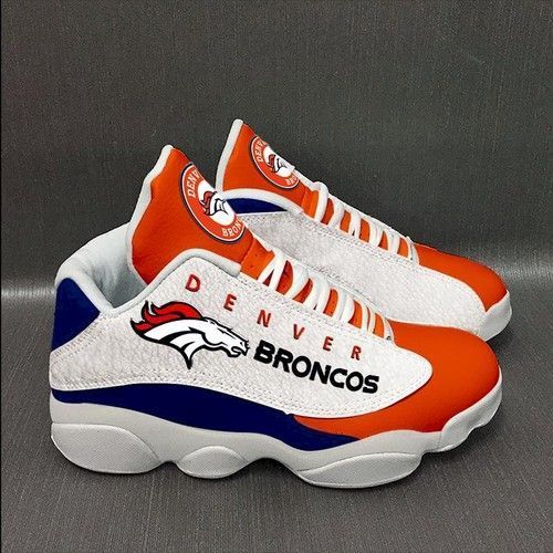 Denver Broncos Personalized Tennis Shoes Air Jordan 13 Sneaker Sneakers Personalized Shoes Design