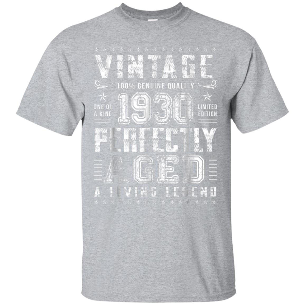 Vintage Legends Made in 1930 T-Shirt 88th Birthday Gift