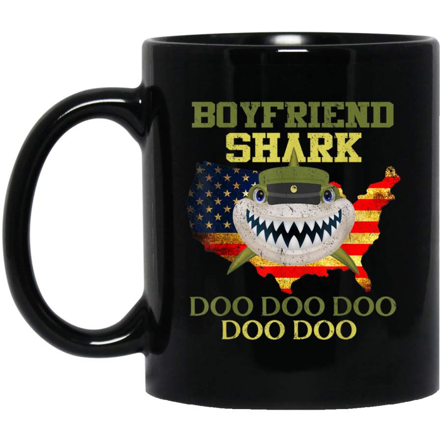 Army Shark Boyfriend Gift Lover Shirts Veterans Day  Mug