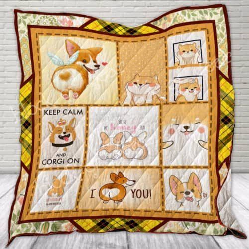 Corgi HUR7061 3D Customized Quilt CAMLI2307