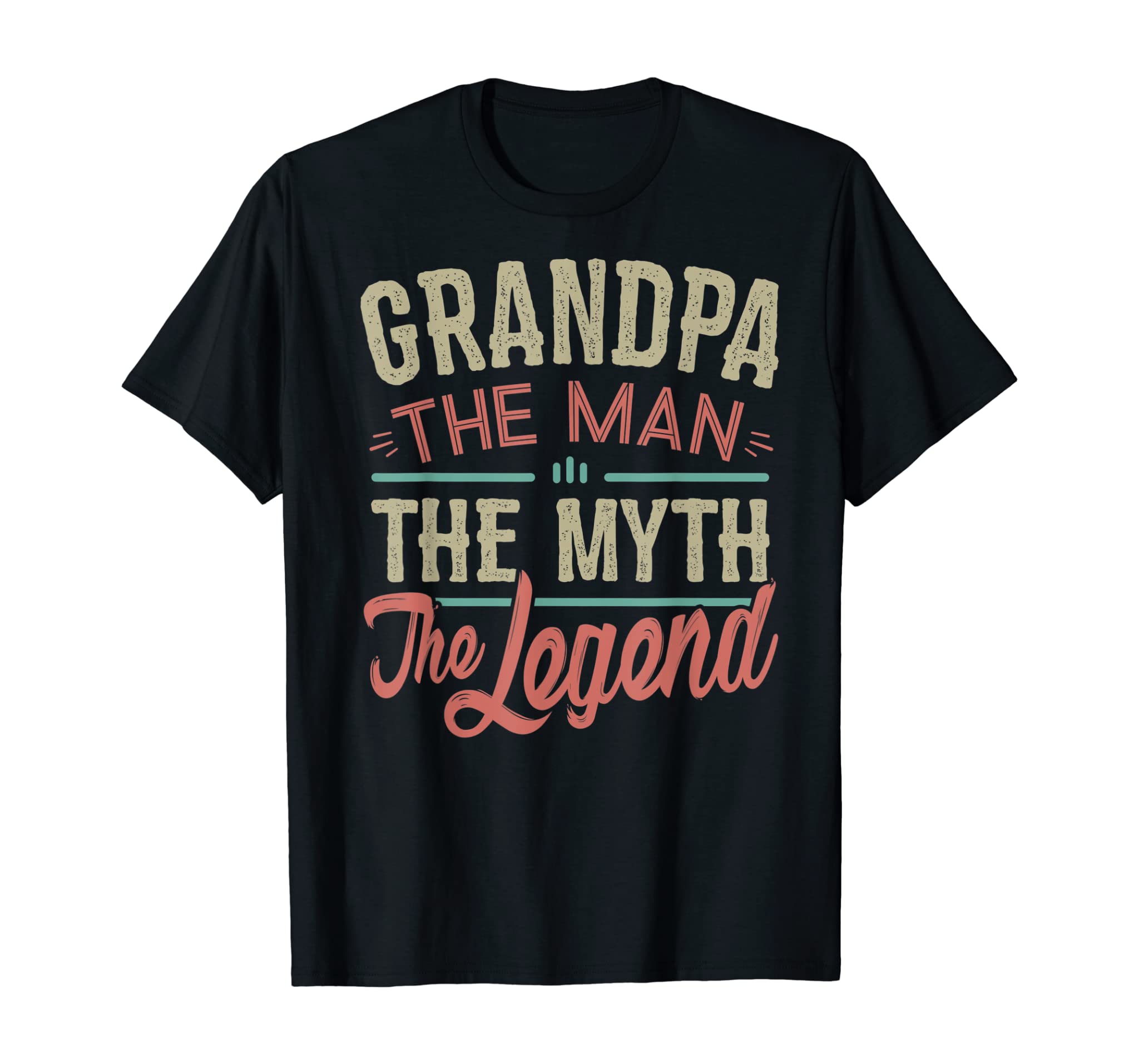 Mens Grandpa Gifts Grandpa the Man the Myth the Legend T-Shirt