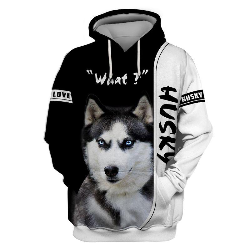 Thank You Gifts 3D Print Husky  Adult Unisex