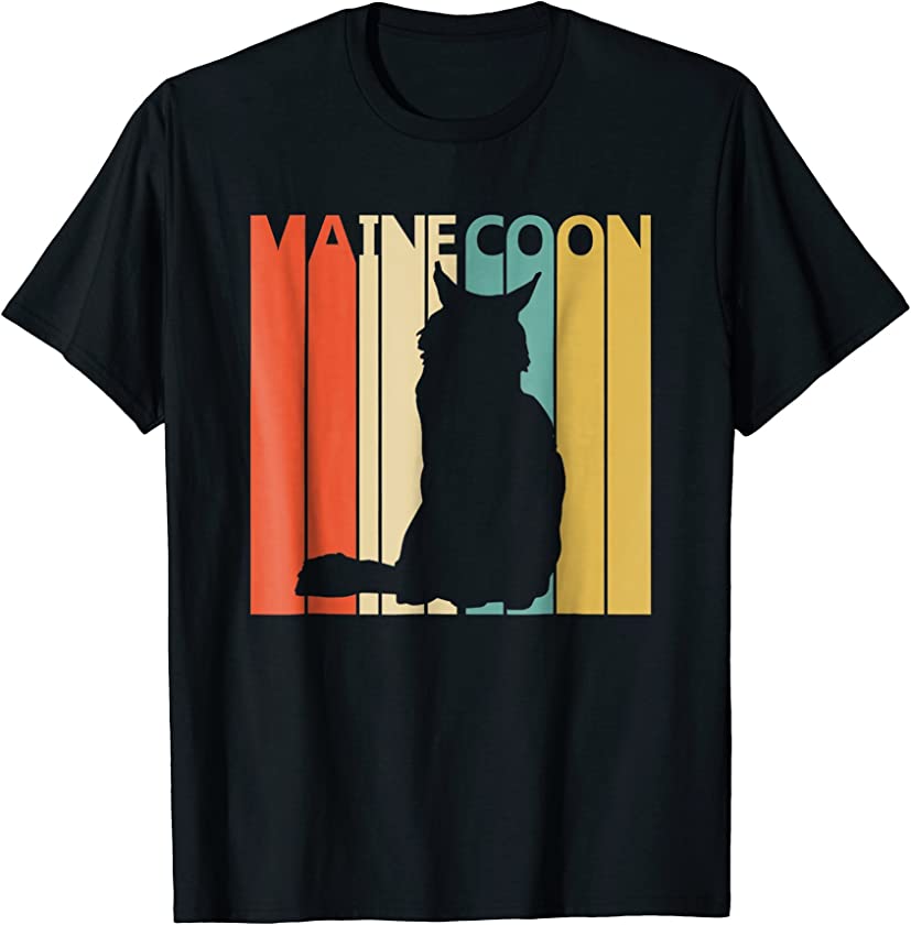 Vintage Maine Coon Cat T-shirt – Cat Owner Tshirt Gift