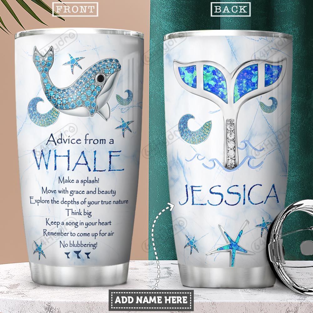 Whale Advice Jewelry Style Personalized Pyr0503014Z Stainless Steel Tumbler