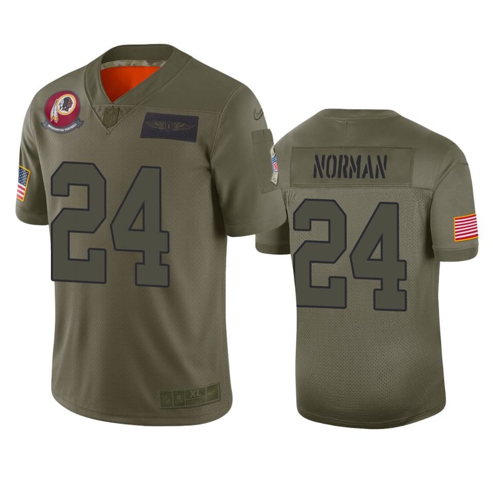 Washington Redskins Josh Norman Camo 2019 Salute To Service Limited Jersey