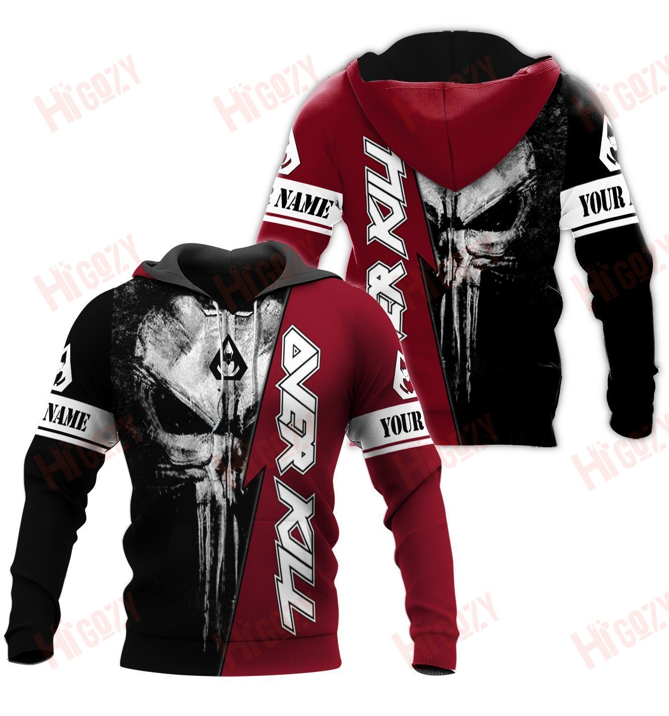 Over Kill Band Hoodie 3D All Over Printed Clothes – V672