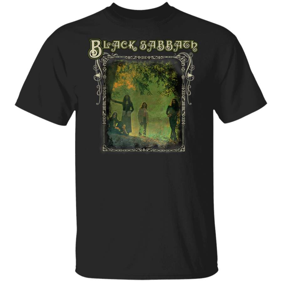 Black Sabbath Official Trees Photo Framed TShirt