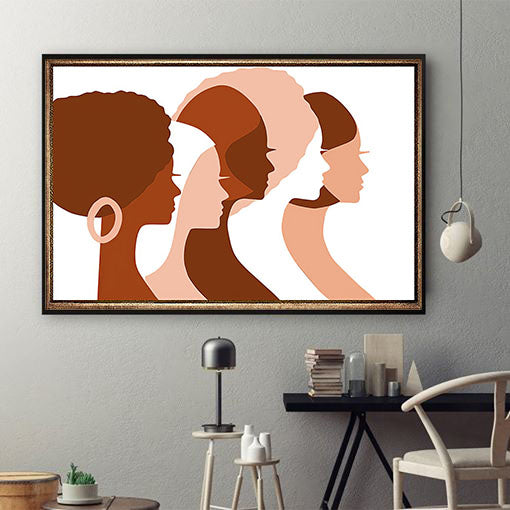 South Africa Poster Beautiful Brown Skin Poster Prints African American Women African King Digital Attractive Wall Of Art