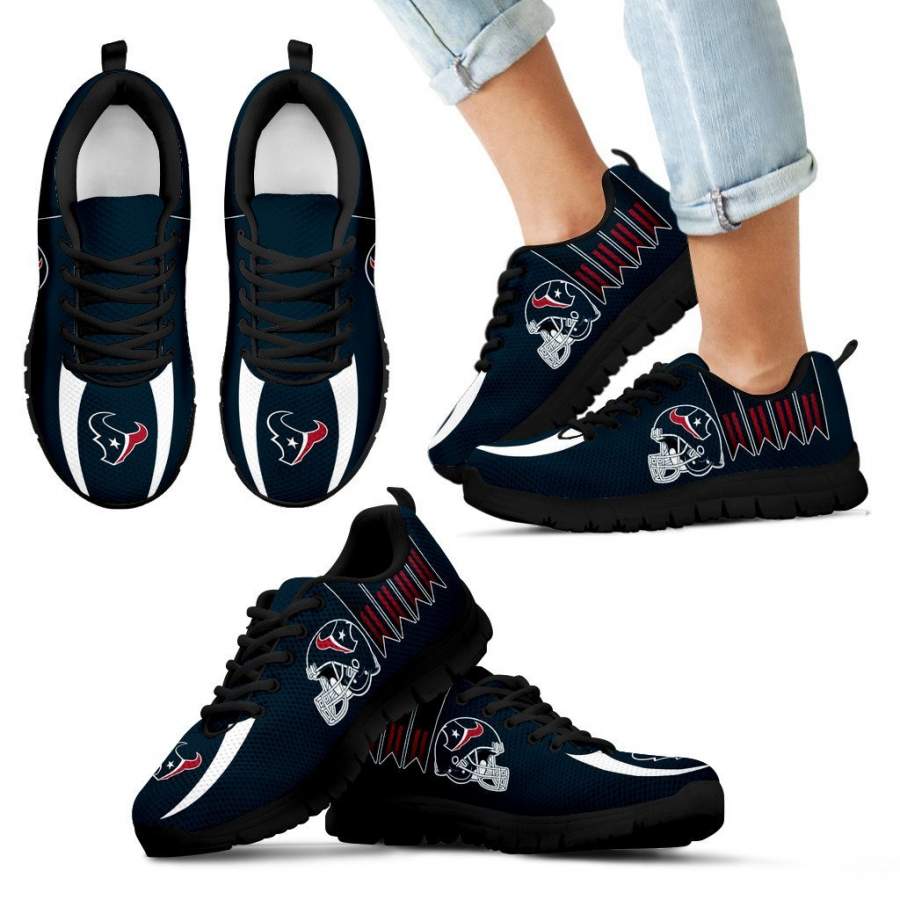 Vintage Four Flags With Streaks Houston Texans Sneakers