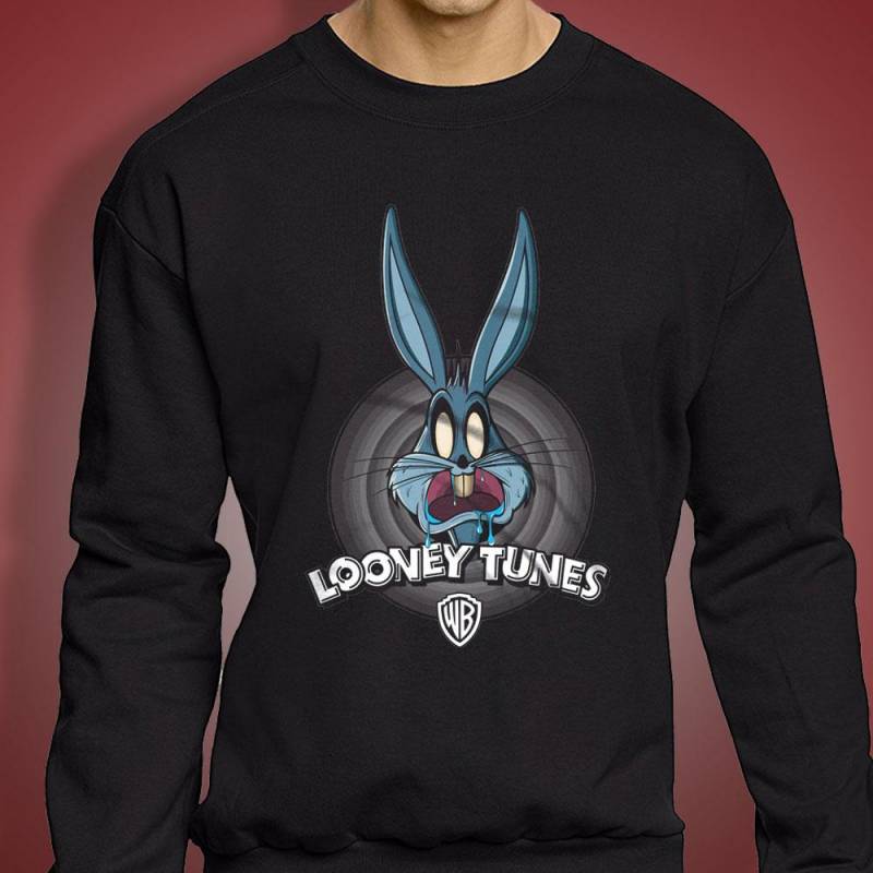 Bugs Bunny Crazy Zombie Looney Tunes Men’S Sweatshirt