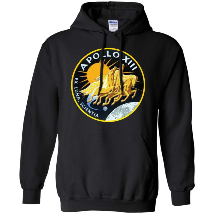 AGR NASA Shirts Apollo 13 Mission Patch Hoodie