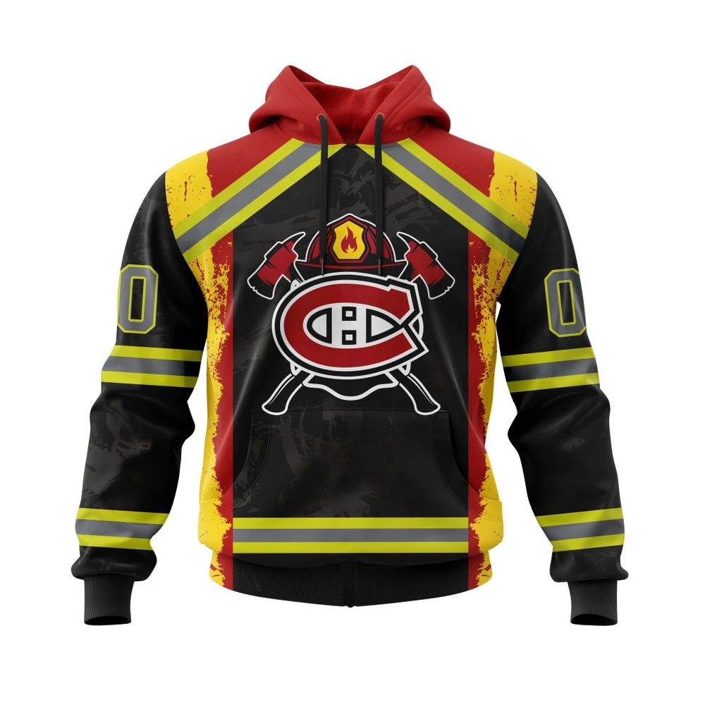 Hoodie Montreal Canadiens, Honnor Firefighter V0322 Qtnhl080524A3829Hd