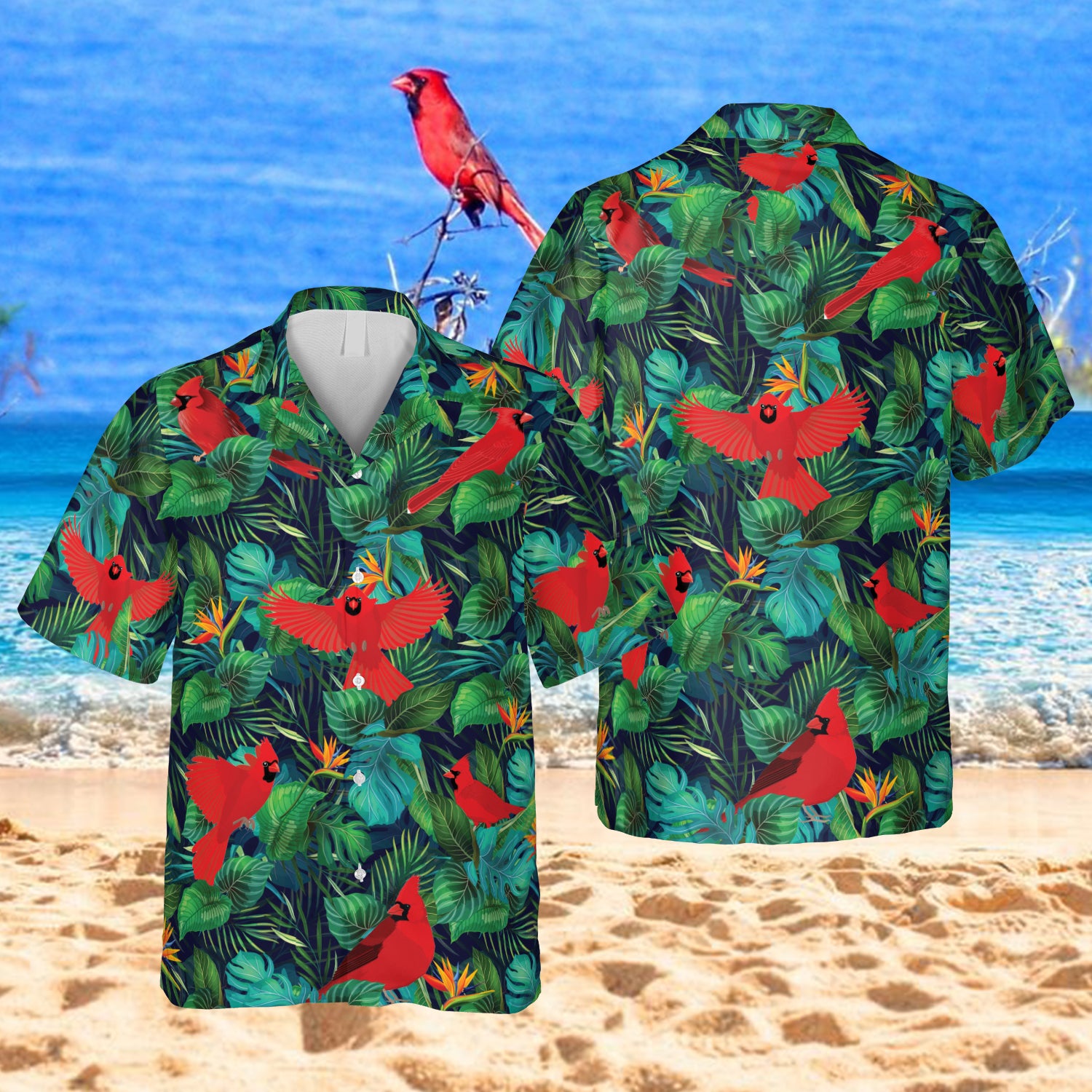 Cardinal Tropical Hawaii Green Clothing For Him Ha36372