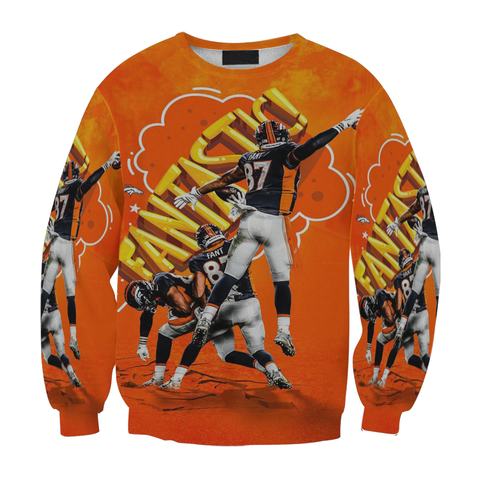 Denver Broncos Noah Fant1 Gift For Fan 3D Full Printing Sweatshirt