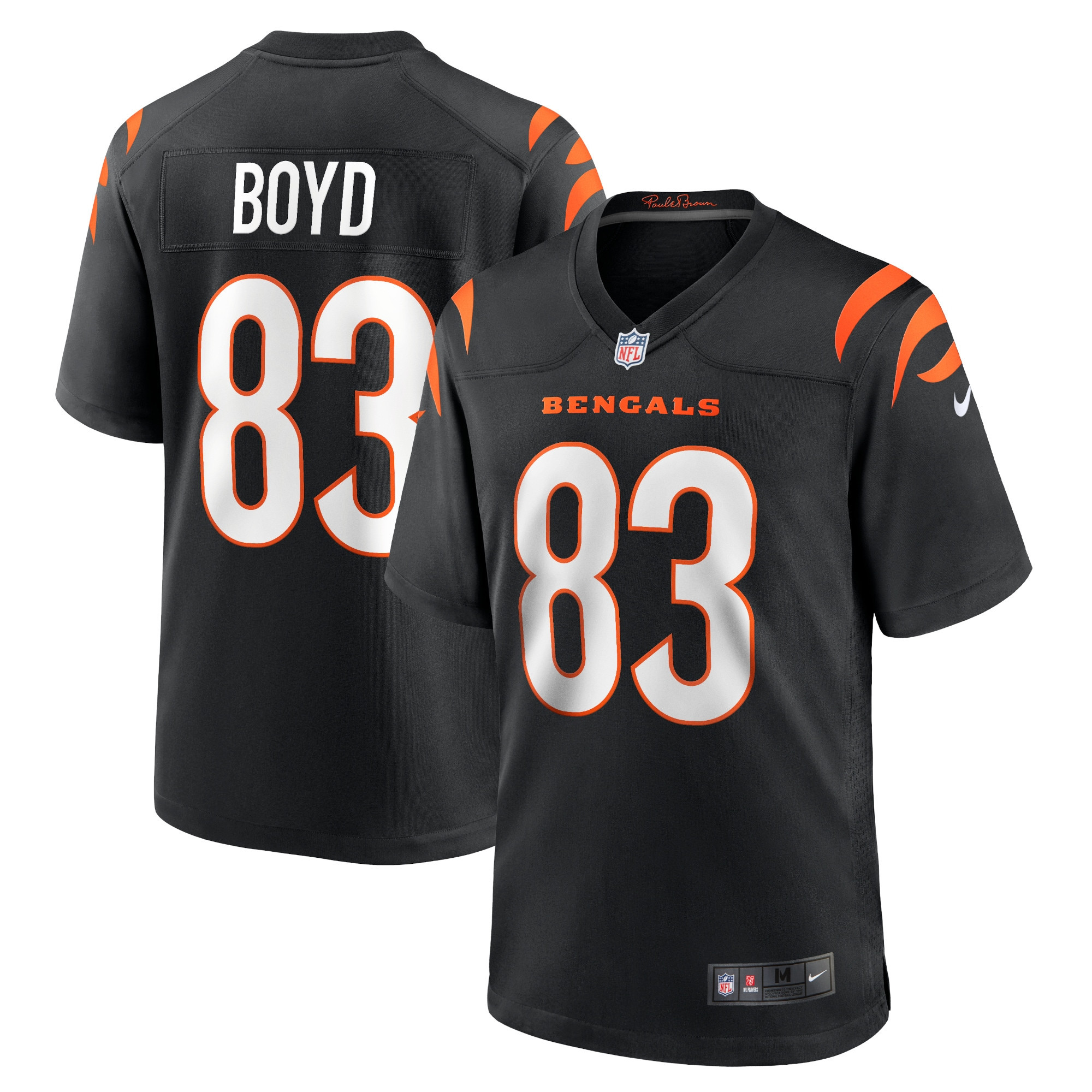 Tyler Boyd Cincinnati Bengals Game Jersey – Black NFL