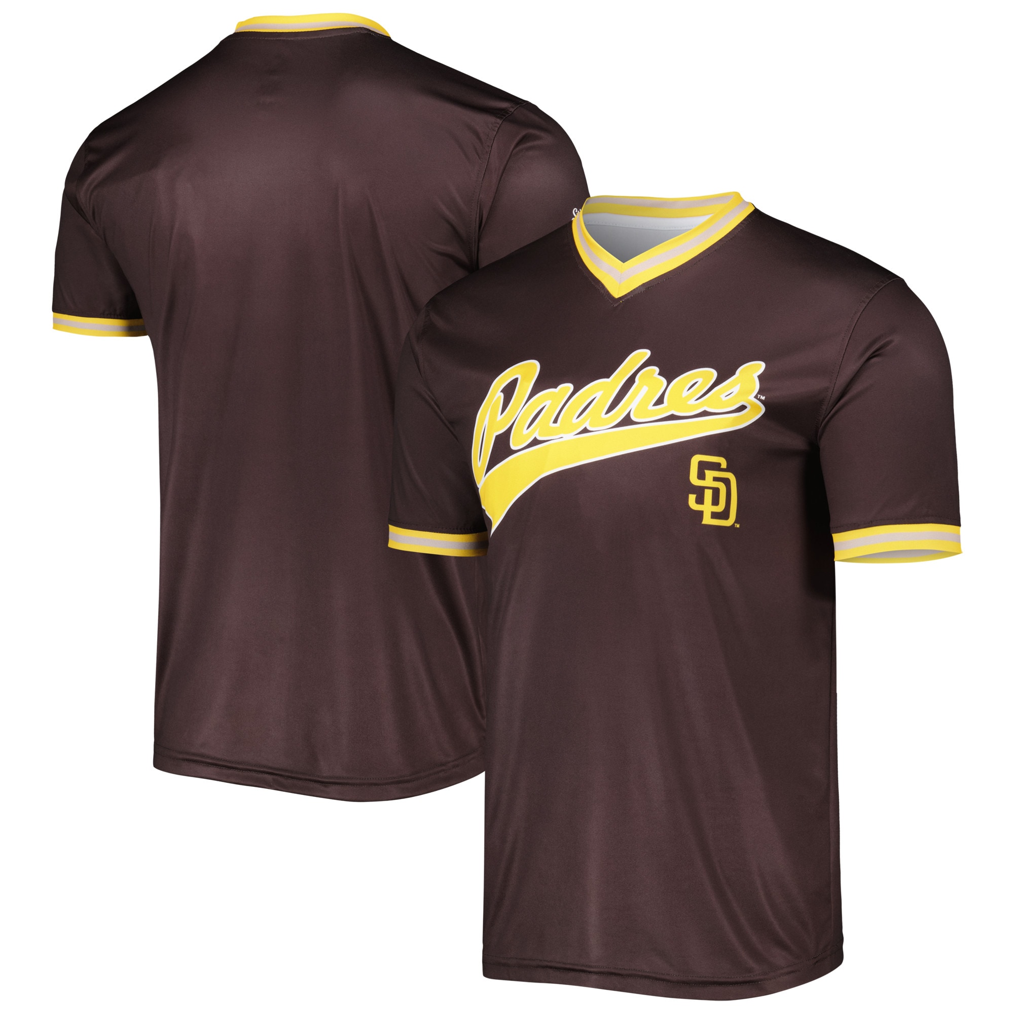 San Diego Padres Stitches Cooperstown Collection Team Jersey – Brown