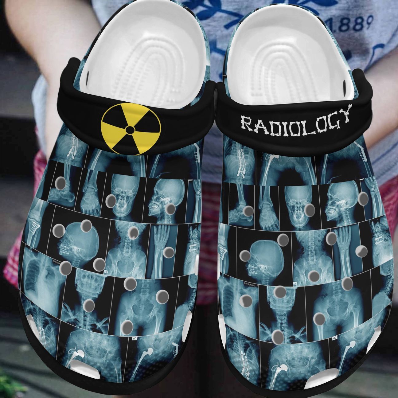 Rad Tech Personalized Clog, Custom Name, Text, Color, Number Fashion Style For Women, Men, Kid, Print 3D Radilology Life