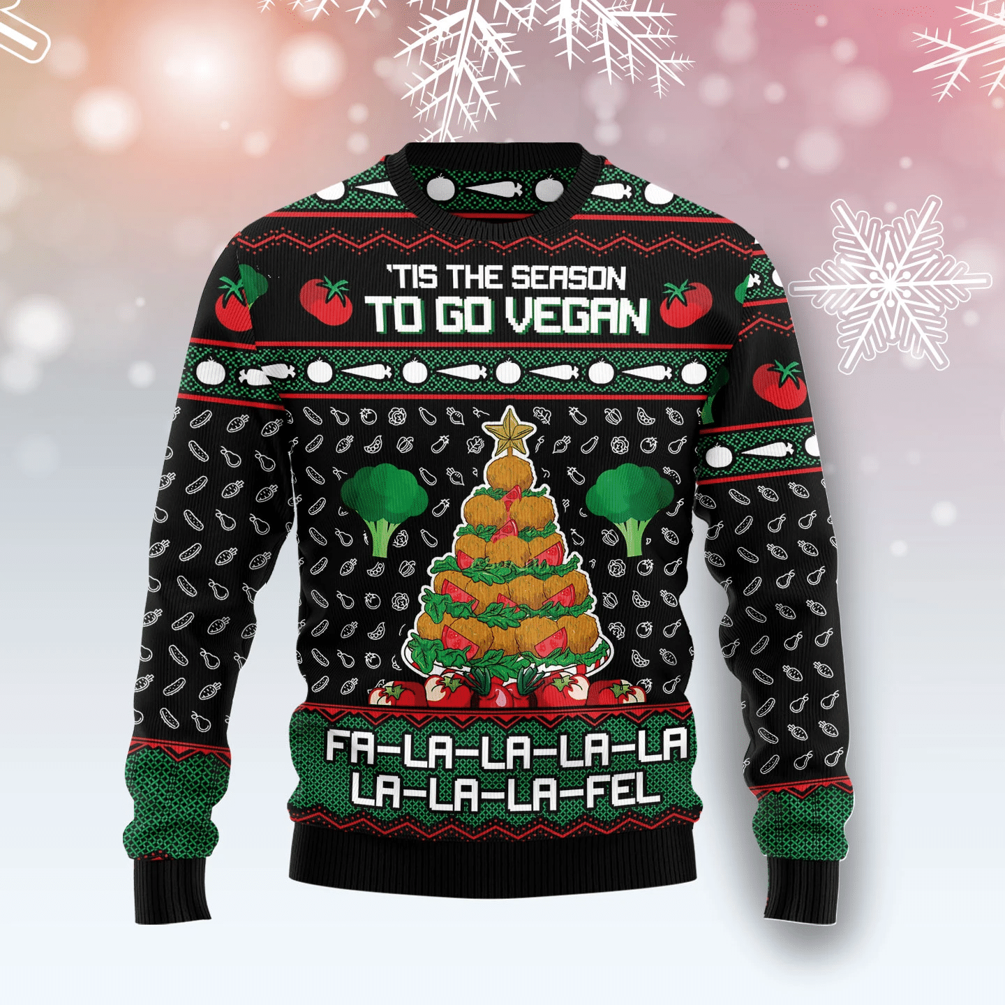 Vegan Christmas Ugly Sweater