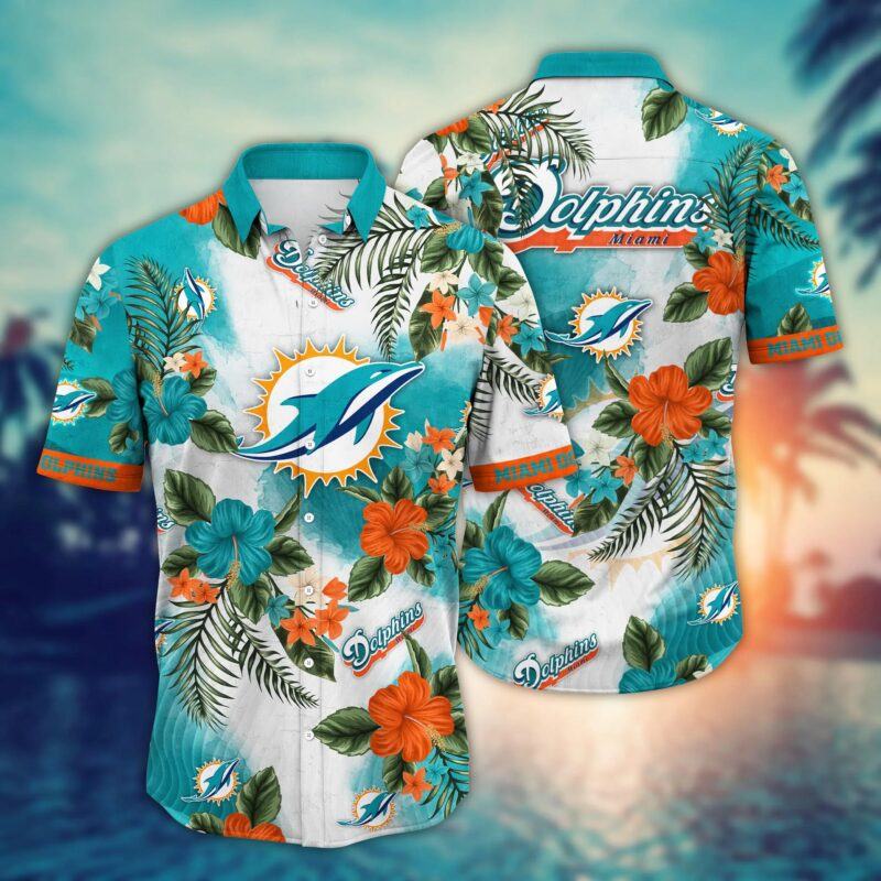 Miami Dolphins Nfl Flower Hawaii Shirt  Custom Summer Football V7