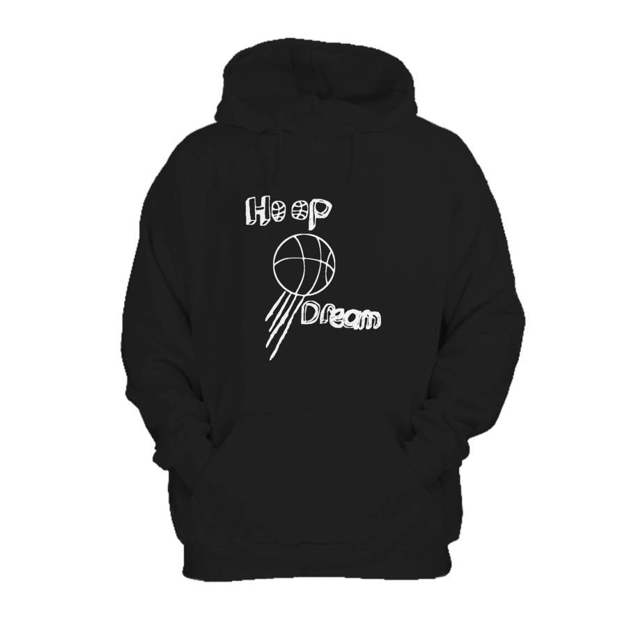 Hoop Dream Basketball Sports Non Profit Drawing Hoodie