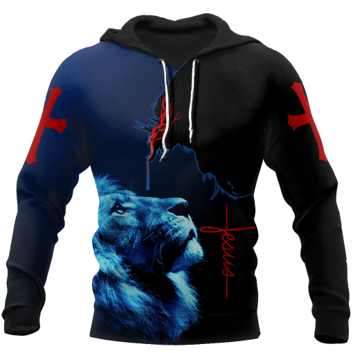 God And Lion Christian Jesus 3D Printed Design Apparel Men And Women