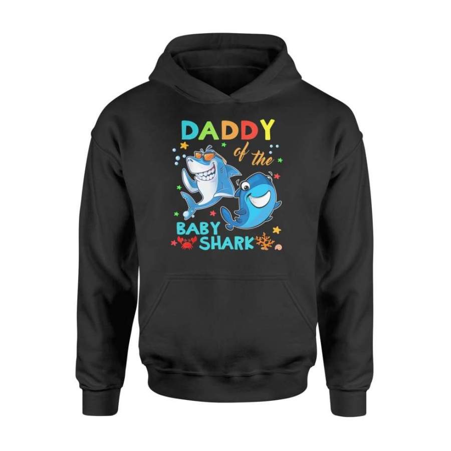 Daddy Of The Baby Shark Birthday Daddy Shark Shirt – Standard Hoodie