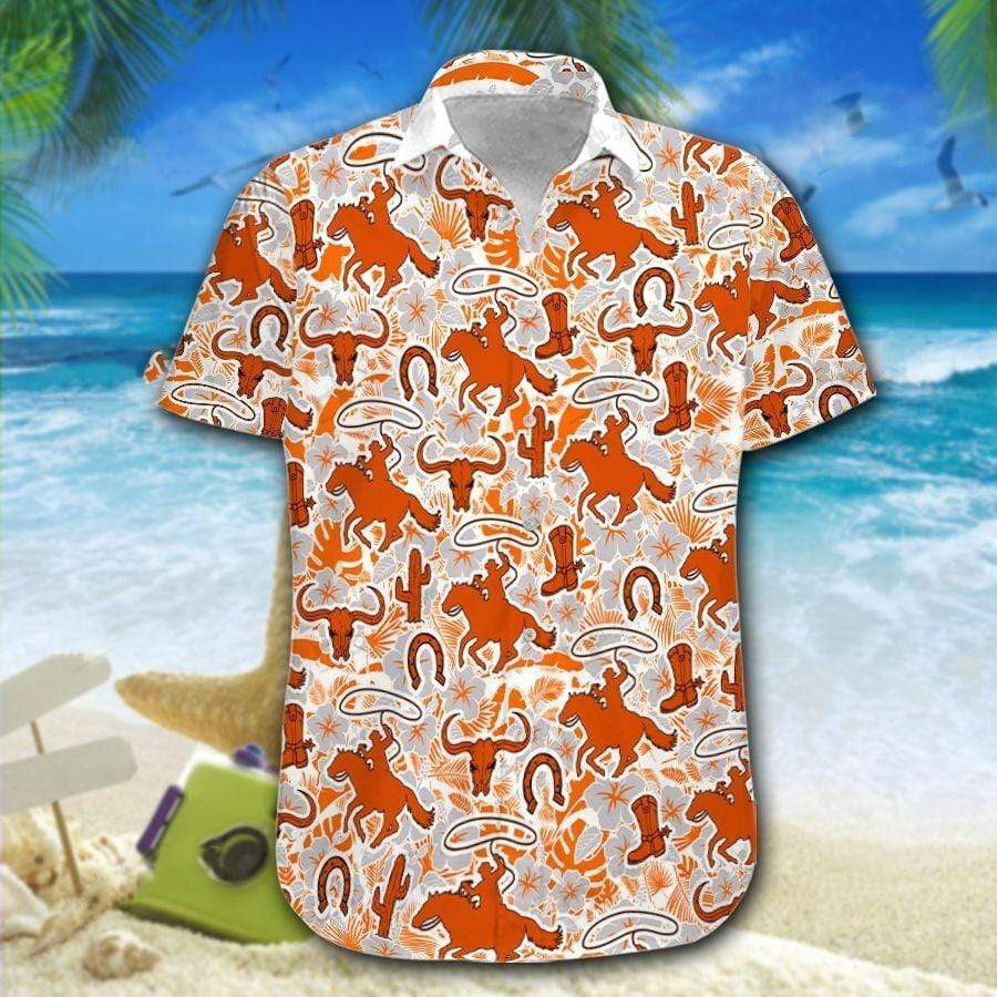 Cowboy Hawaii Shirt Unisex Adult Ha25842