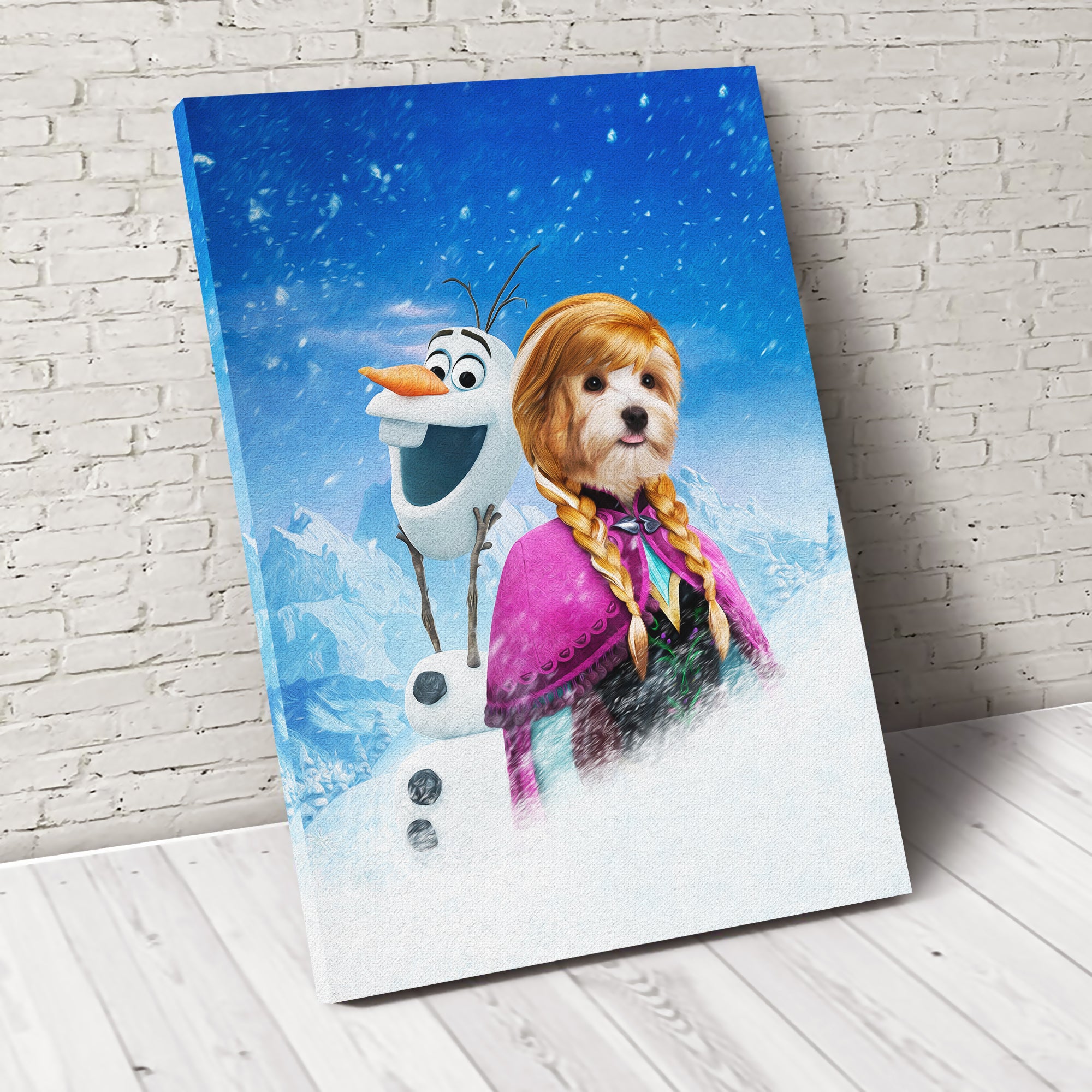 The Anna Custom Pet Portrait Canvas